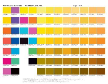 PANTONE Chart Builder 2.5.2 File: MPC2000_2500_3000 Page: 1 of 14