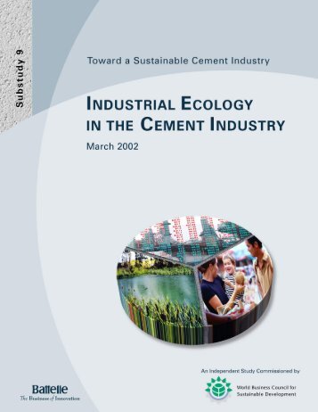 Substudy 9, final: Industrial Ecology in the Cement Industry