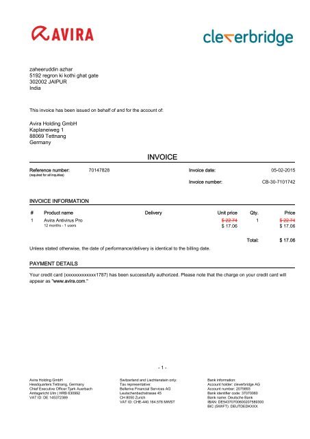 Invoice