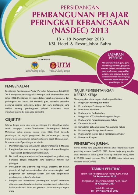 flyers nasdec new - space seminar main page