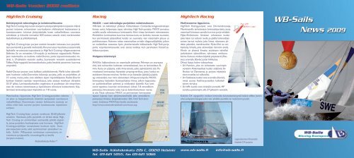 WB-Sails News 2009