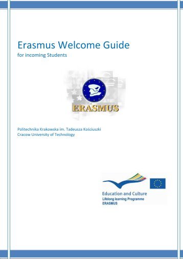 Erasmus welcome guide - pk.edu.pl - Politechnika Krakowska