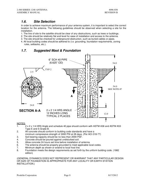 2.4M SERIES 1240 ANTENNA - General Dynamics SATCOM ...