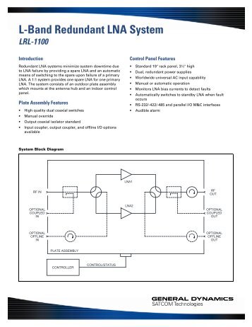 LRL-1100 - General Dynamics SATCOM Technologies