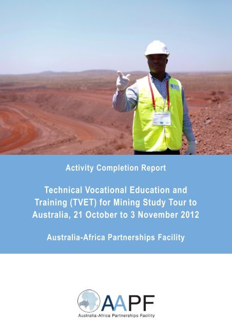 Technical Vocational Education and Training (TVET) for Mining ...