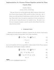 Implementation of a Pressure Poisson Equation ... - ChaosBook.org