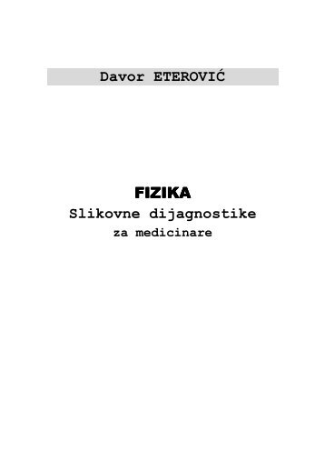 Fizika slikovne dijagnostike - MEFST