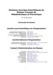 RÃ©sumÃ©s des prÃ©sentations - Inra