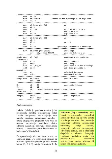 Osnovi programiranja i programski jezici