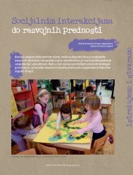 Socijalnim interakcijama do razvojnih prednosti - Korak po korak