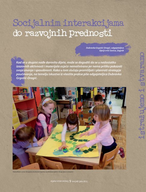 Socijalnim interakcijama do razvojnih prednosti - Korak po korak