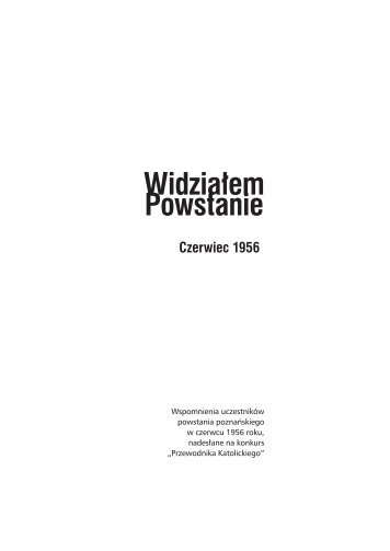 Publikacja w wersji do pobrania (pdf) - Czerwiec '56 - Instytut ...