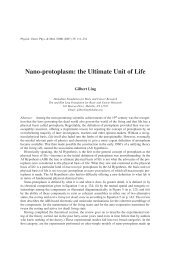 Nano-protoplasm: the Ultimate Unit of Life - Physiological Chemistry ...