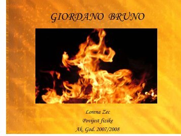 GIORDANO BRUNO