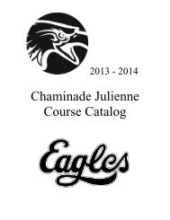 Course Catalog 2013-14 - Chaminade Julienne Catholic High School