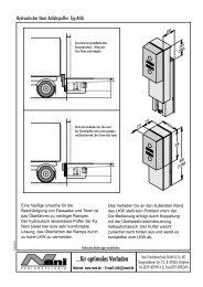 Anfahrpuffer AHG / AHS - Nani Verladetechnik GmbH & Co. KG