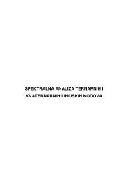 2. Spektralna gustoÄa snage binarnih linijskih kodova - FER