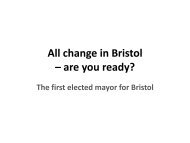 Elected Mayor Power Point presentation slides ... - Voice & Influence