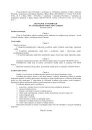 Ovaj proÄiÅ¡Äeni tekst Pravilnika o studiranju na ... - UÄiteljski fakultet