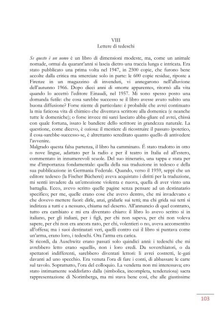 I sommersi e i salvati