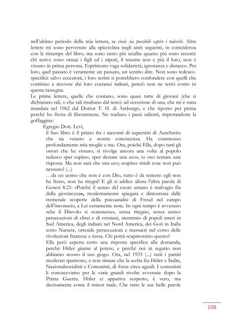 I sommersi e i salvati