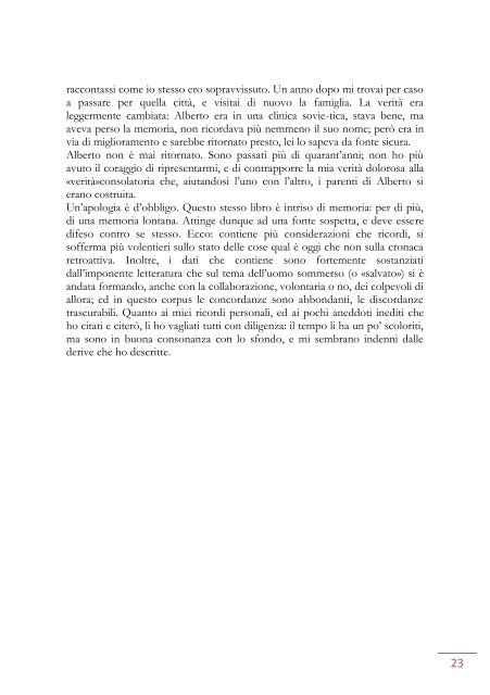 I sommersi e i salvati