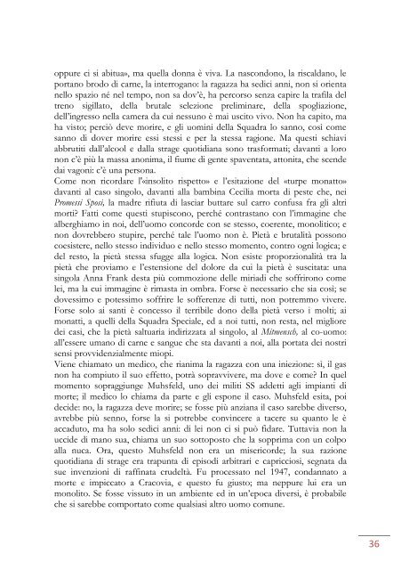 I sommersi e i salvati