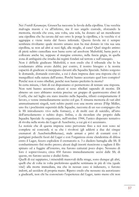 I sommersi e i salvati