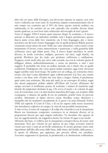I sommersi e i salvati