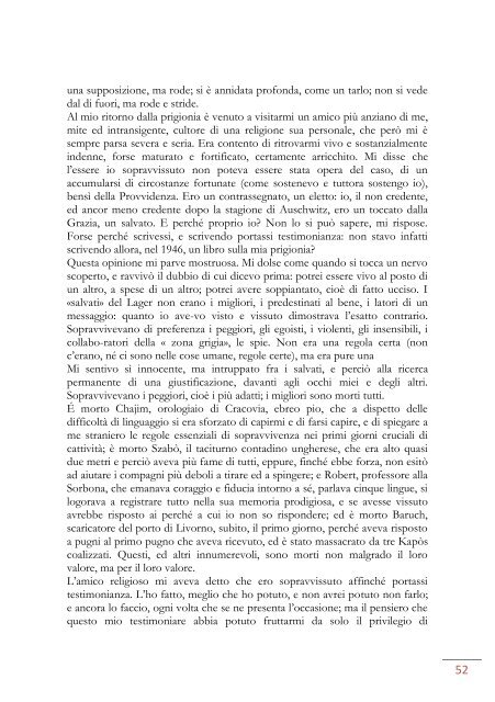 I sommersi e i salvati