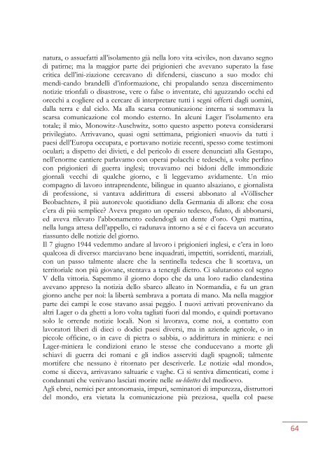I sommersi e i salvati
