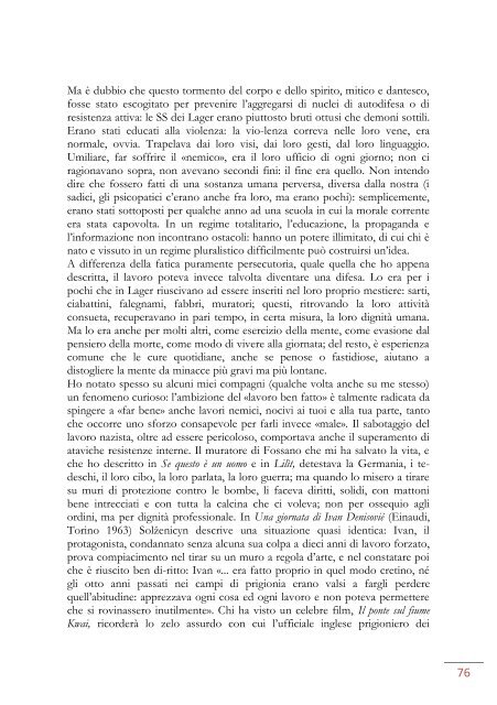 I sommersi e i salvati