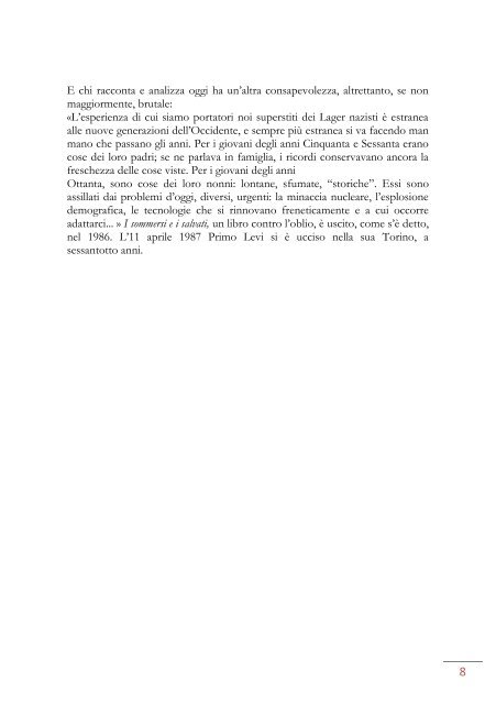 I sommersi e i salvati