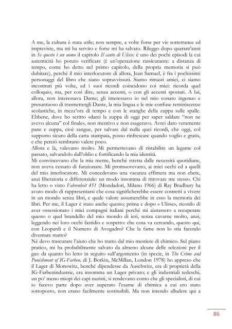 I sommersi e i salvati