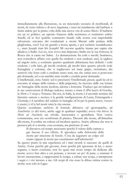I sommersi e i salvati
