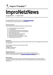 ImproNetzNews - Impro-Theater.de