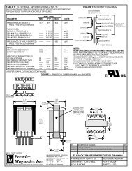 TSD-1110 - Premier Magnetics