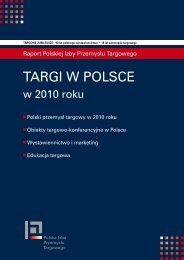 TaRgI w Polsce - Polska Izba PrzemysÅu Targowego