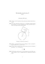 Mechanika teoretyczna A - Panoramix