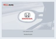 CAR BROCHURE Honda Accord