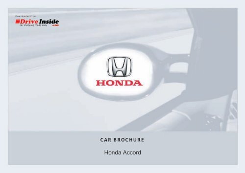 CAR BROCHURE Honda Accord