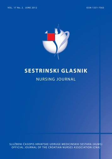 SESTRINSKI GLASNIK - Hrvatska udruga medicinskih sestara