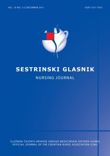 novi SG 2011.pdf - Hrvatska udruga medicinskih sestara