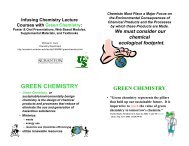 Power Point Presentation (PDF) - Green Chemistry Center