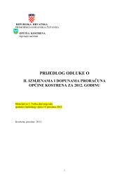 Prijedlog odluke o II. izmjenama i dopunama ... - OpÄina Kostrena