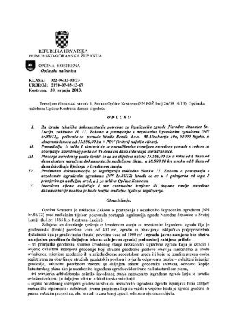 STUDIO REMIK - legalizacija zgrade Narodne Äitaonice ... - Sjednice