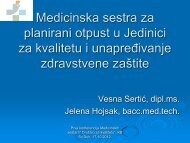 8. Med. sestra za otpust - OB Koprivnica