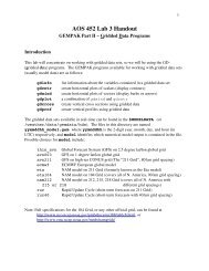 Lab #4: GEMPAK Part II: Gridded Data Programs - Marrella