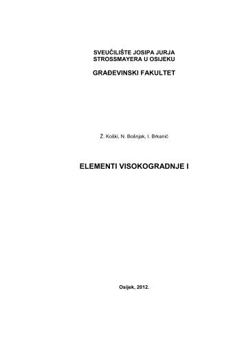 Skripta - SveuÄiliÅ¡te Josipa Jurja Strossmayera u Osijeku