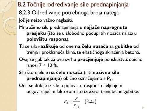 08 Potrebna sila prednapinjanja